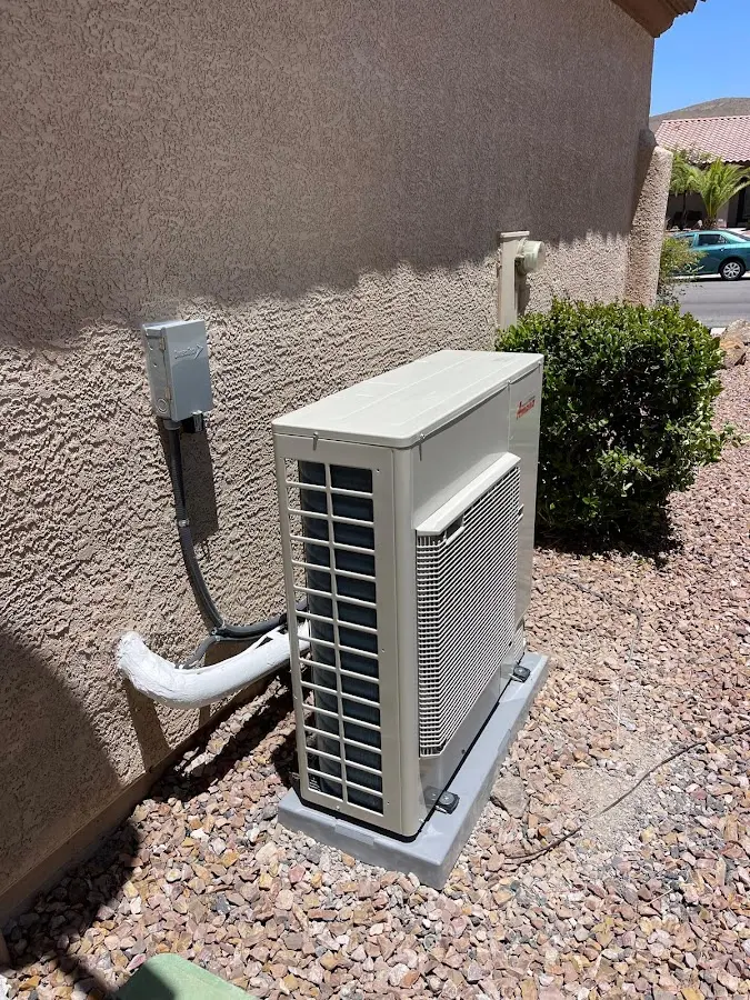 Residential air conditioning condenser unit in Angola